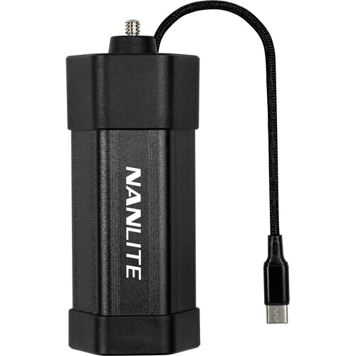 Nanlite BT-BG-F550 Battery Grip with USB-C Cable for Pavotube II 6C