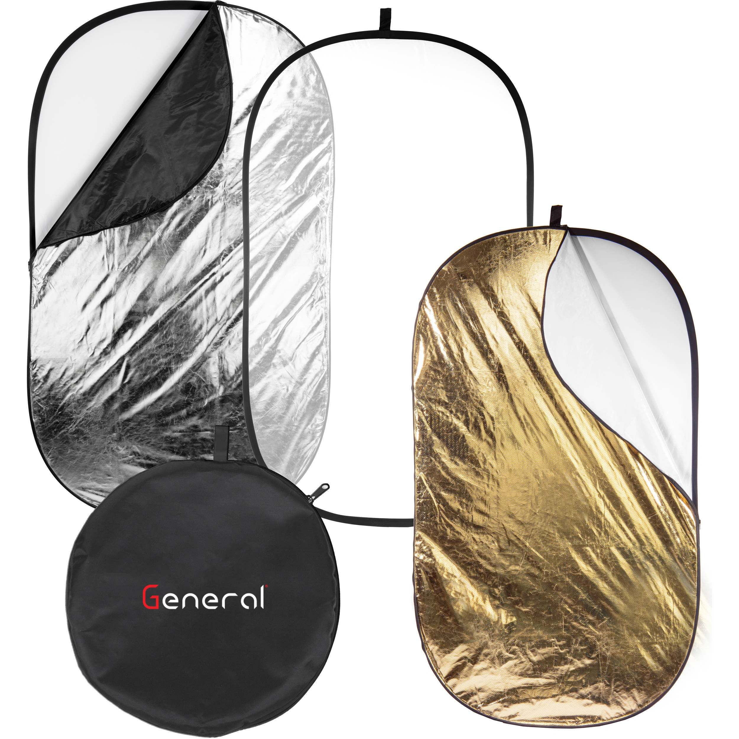 General 5-in-1 Collapsible Oval Reflector 120x180cm