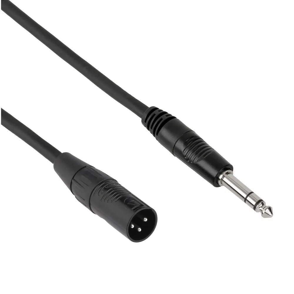 Neutrik 1/4" TRS Connectors * Nickel-Plated Contacts * 24-Gauge OFC Conductors * Spiral Shielding * Twin Conductive PVC Shields